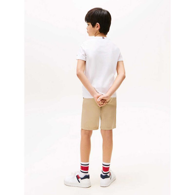 Tommy Hilfiger Curved Hilfiger Graphic Tee SS 8-10Y image number 3