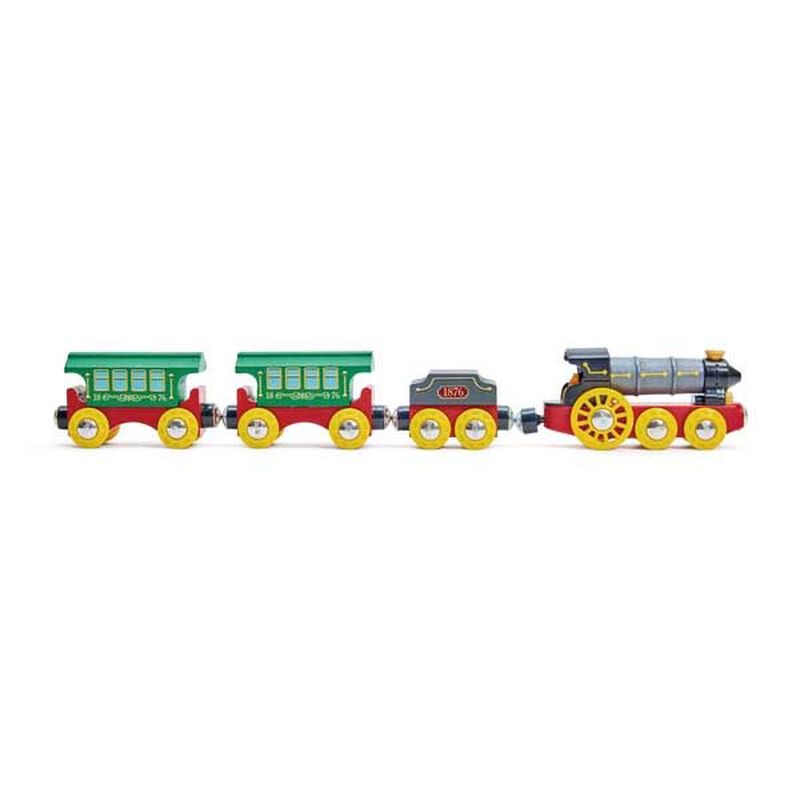 Hape Retro Steam Train With Lights & Sounds image number 1
