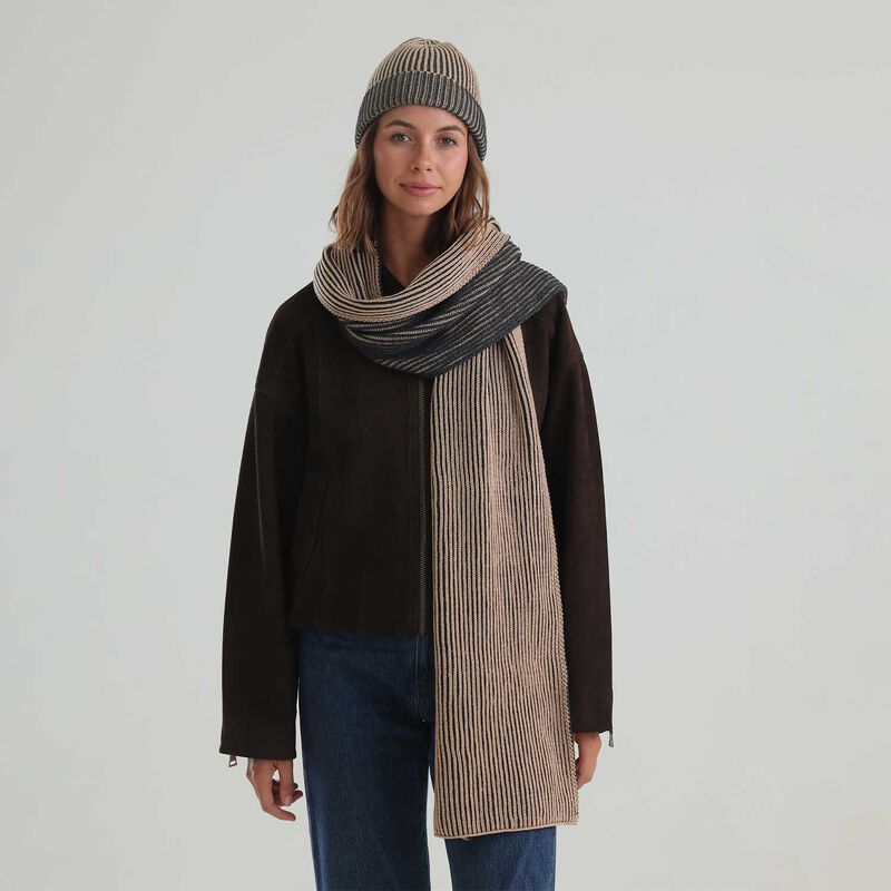 Morgan & Taylor Sarina Rib Knit Scarf image number 4
