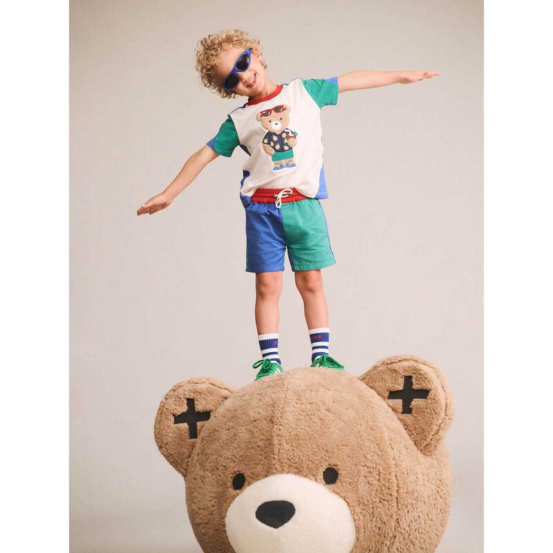 Huxbaby Colour Block Twill Short 3-5Y image number 1
