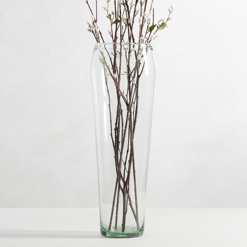 Pottery Barn Recycled Glass Vase Collection Clear Xl image number 1