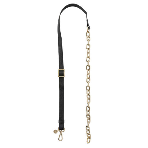 SABEN Feature Chain Strap - Black + Gold Link
