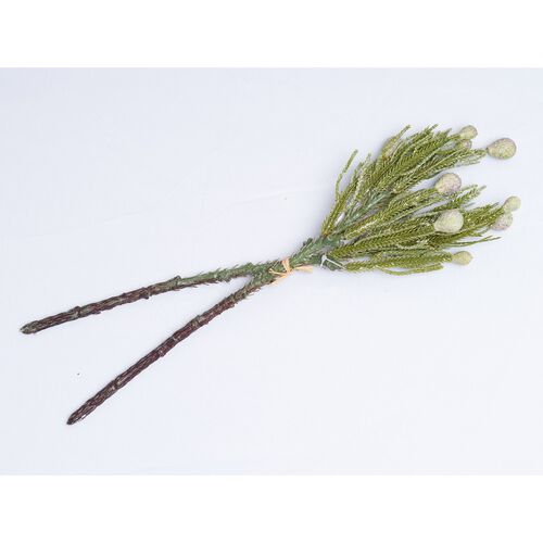 Pine Spray With Nut Bundle x2