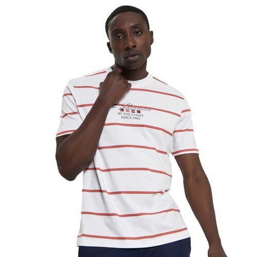 Ben Sherman Stripe Script Tee