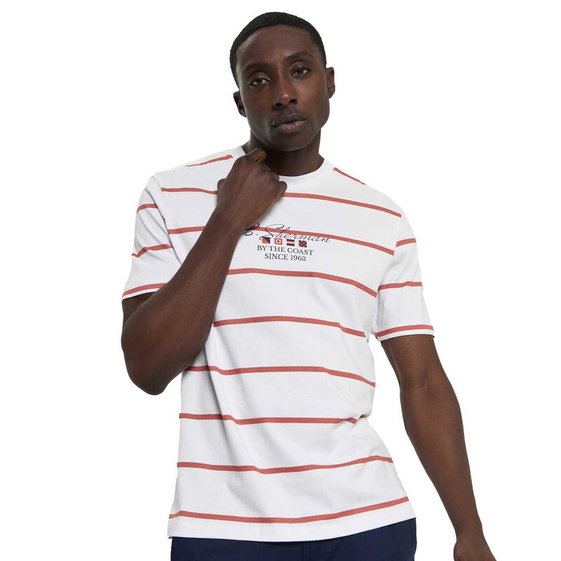 Ben Sherman Stripe Script Tee image number 0