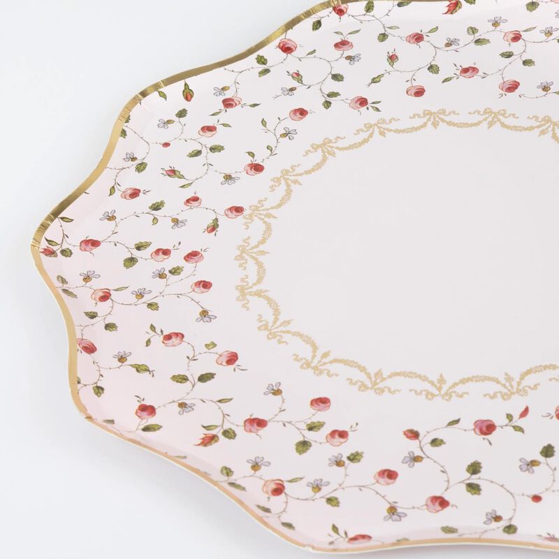 Meri Meri Ladurée Marie-Antoinette Side Plates x 8 image number 1