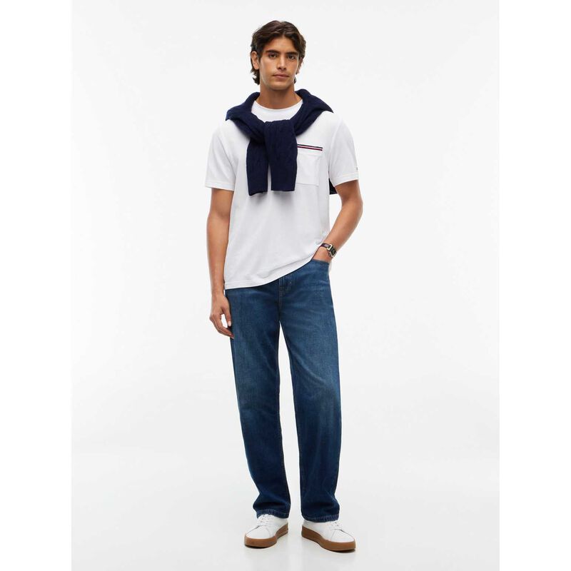 Tommy Hilfiger Global Stripe Pocket Pique T-Shirt image number 3