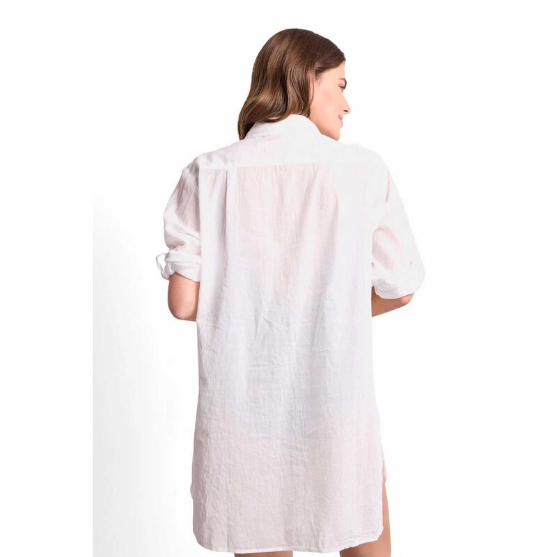 Sunseeker Basix Classic Painters Shirt - White image number 1