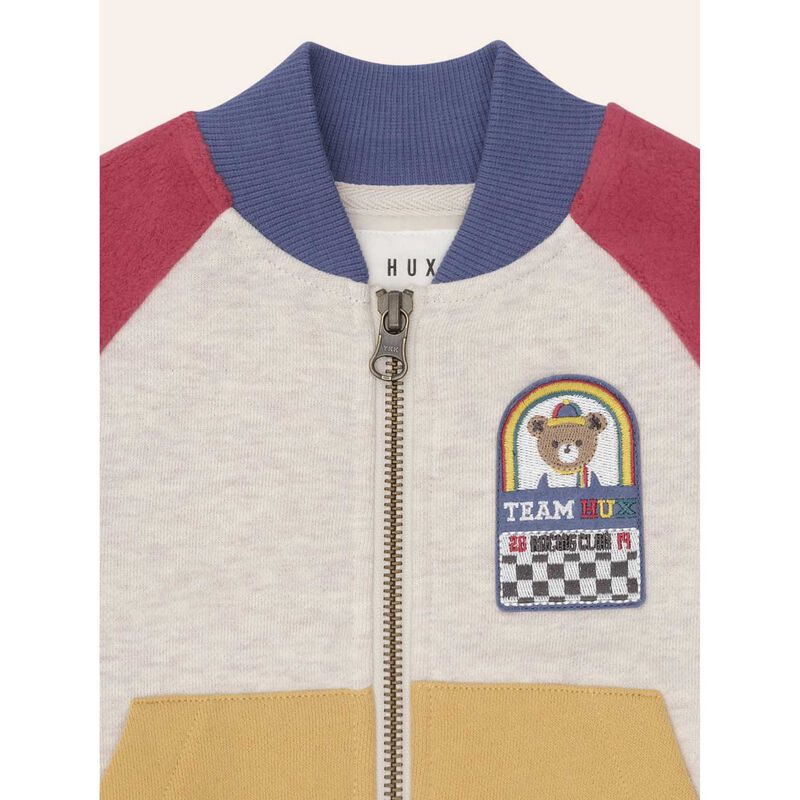 Huxbaby Hux Colour Block Zip Sweat 3-5Y image number 2