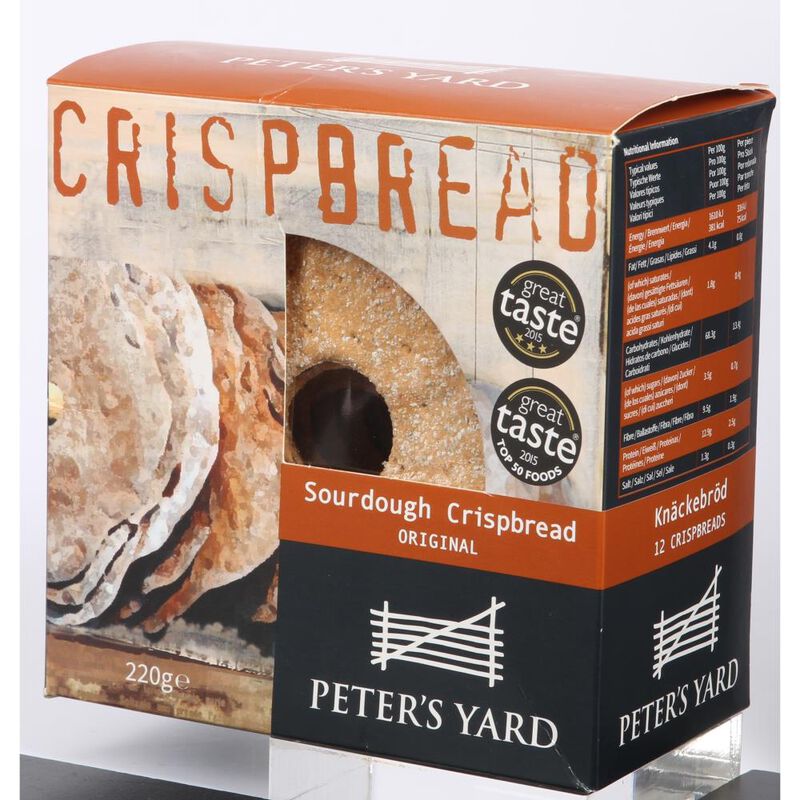 Peter's Yard Original Sourdough Crispbread Medium With Hole 145G image number 0