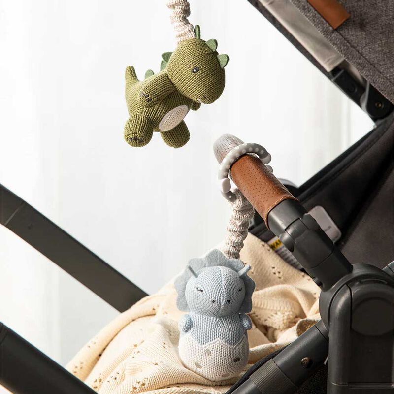 Living Textiles Stroller Toys 2 Pack - Dinosuars image number 1