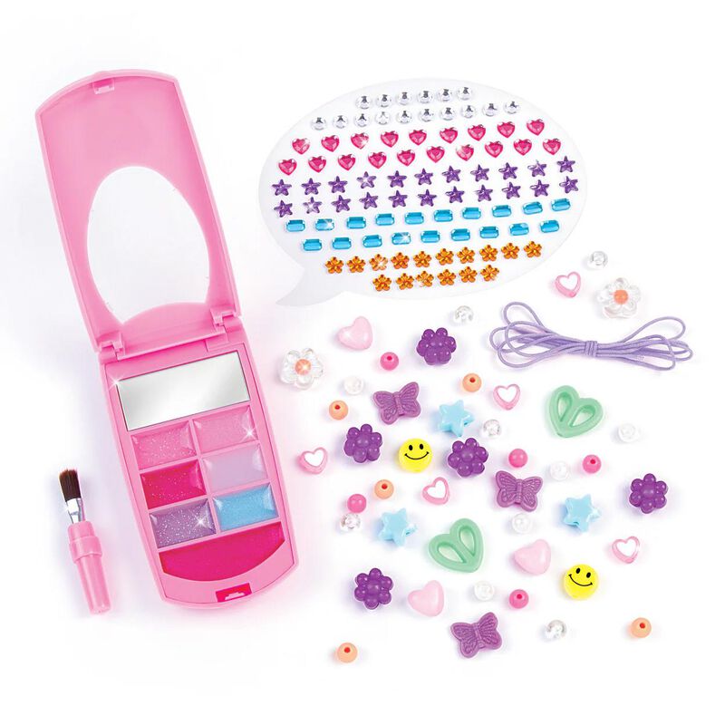 Make It Real Flip Phone Lip Gloss Set & Diy Lanyard image number 1