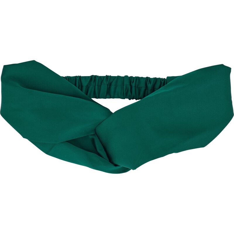 Annabel Trends Luxe Satin Headband - Emerald image number 0