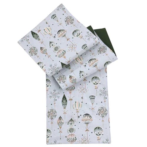 MM Linen Yuletide Table Runner