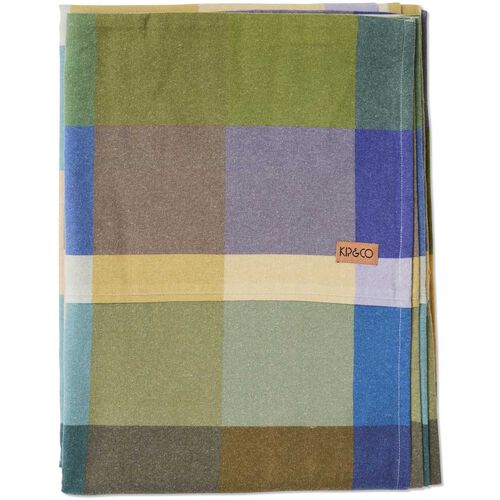 Kip&Co Bellevue Tartan Flannelette Flat Sheet