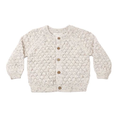 Quincy Mae Bubble Knit Cardigan 6-24M