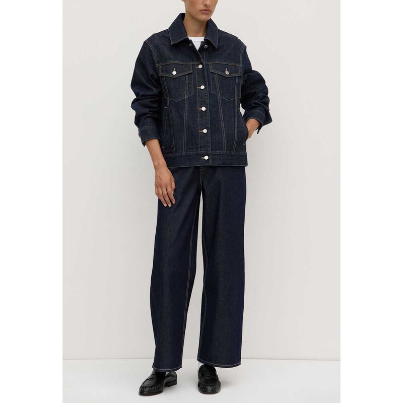Assembly Label Oversized Denim Jacket image number 3