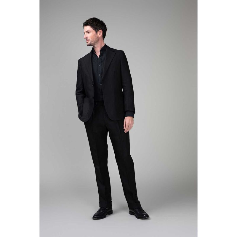 Rembrandt Malta Black Linen Blazer image number 3