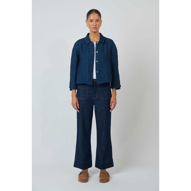 Naturals By O & J Eclipse Linen Jacket image number 2