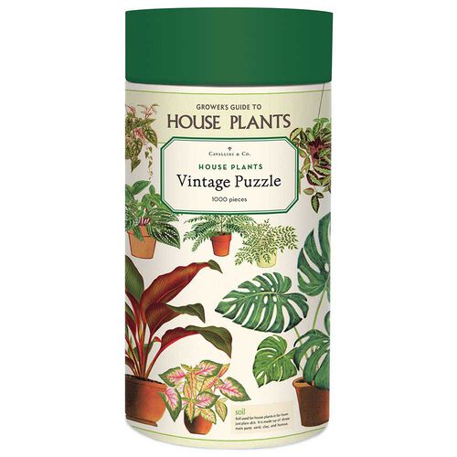 Cavallini House Plants 1000 Pce Vintage Puzzle