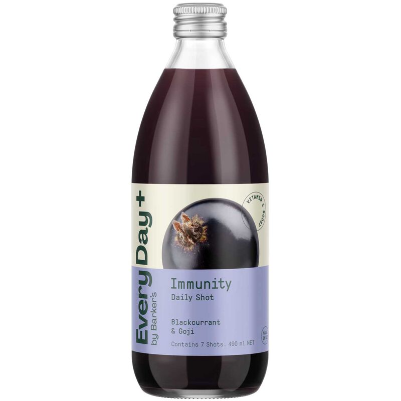 Barker's Blackcurrant & Goji Immunity Daily Shot 490ml image number 0