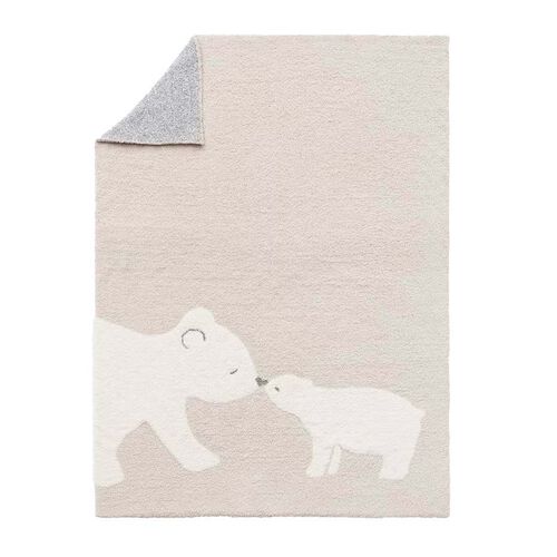 Pottery Barn Kids Fuzzy Bear Stroller Blanket