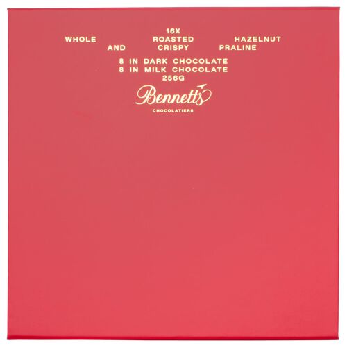 Bennetts of Mangawhai 16 Whole Roasted Hazelnut & Crispy Praline 256g