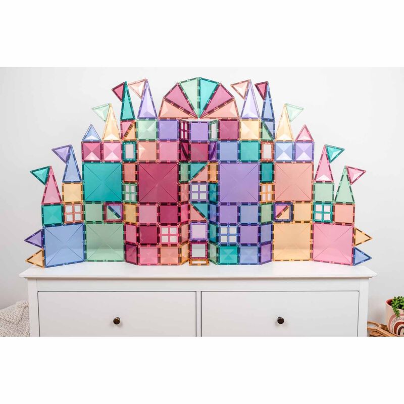 Connetix Tiles 120 Piece Pastel Creative Pack image number 1