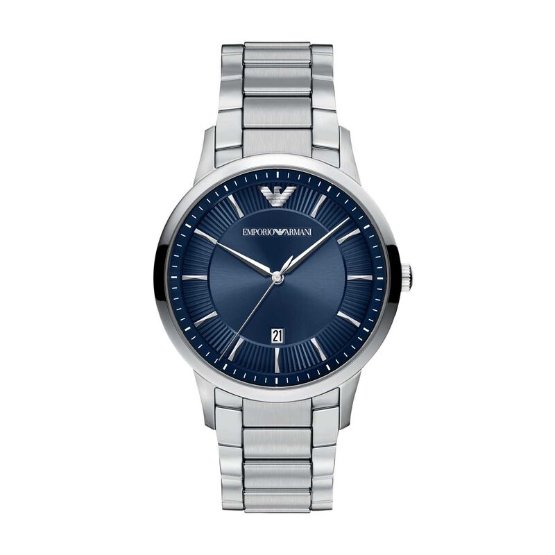 Emporio Armani Archetipo Three-Hand Date Stainless Steel Watch image number 0
