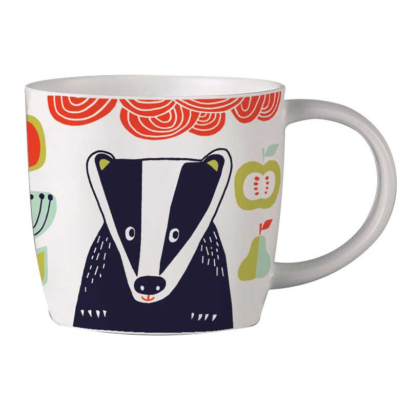 repeat repeat Folkland Badger Mug image number 0
