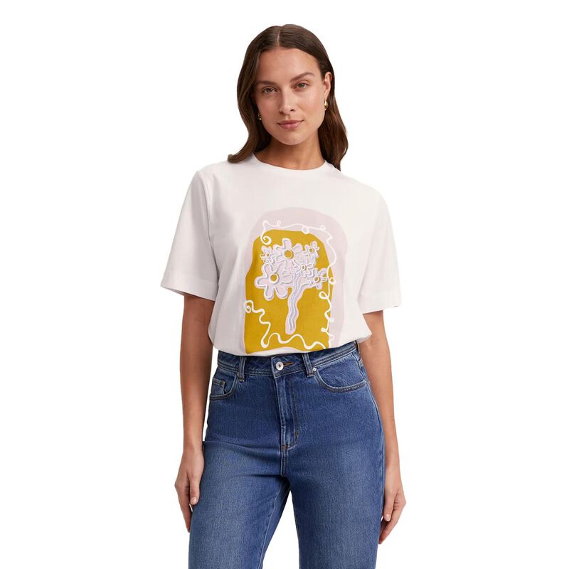 SABA Azelea Relaxed Pima Tee image number 0