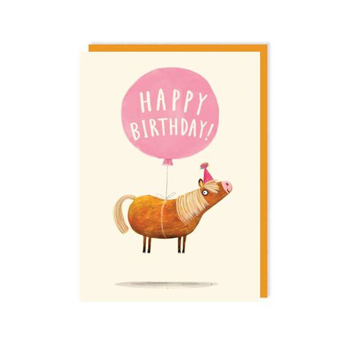 Clare Reilly Happy Birthday Horse Card