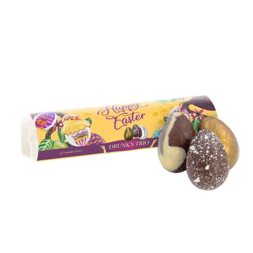 She Universe Drunkn Trio - 3 Caramel Easter Eggs 142g