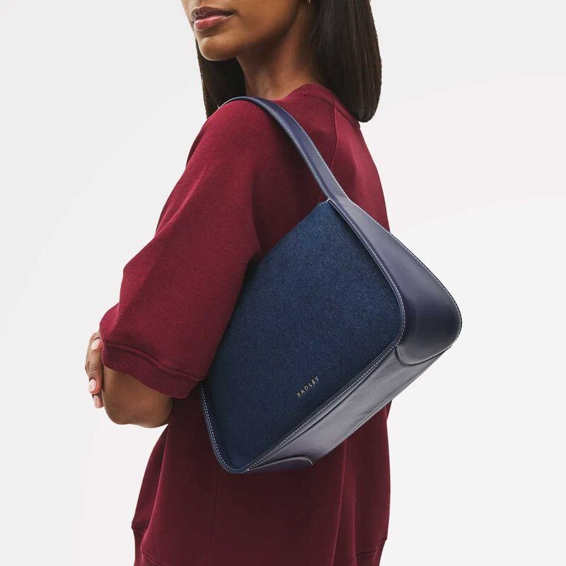 Radley Westwell Lane Indigo Small Ziptop Grab Bag image number 1