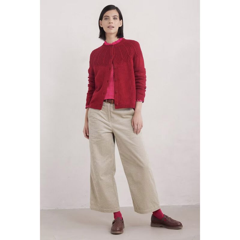 Seasalt Cornwall Sand Song Cardigan Sparkle Dahlia image number 3