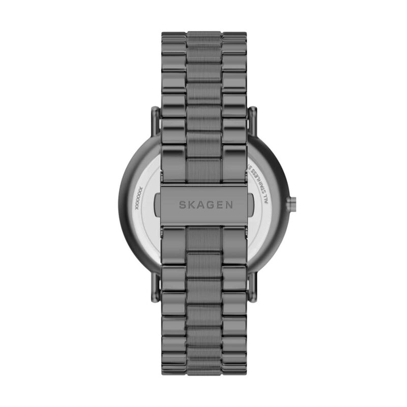 Skagen Signatur Three-Hand Gunmetal Stainless Steel Watch image number 1