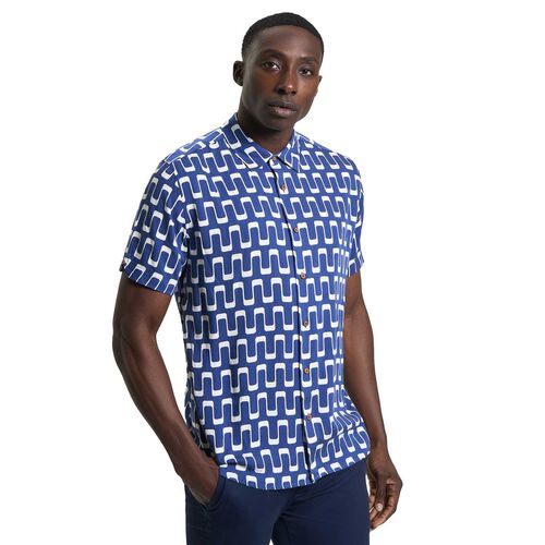 Ben Sherman Jazz Print Short Sleeve Shirt