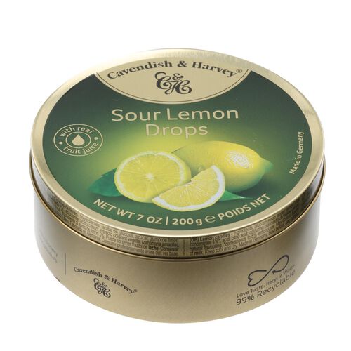 Cavendish and Harvey Sour Lemon Drops 200g