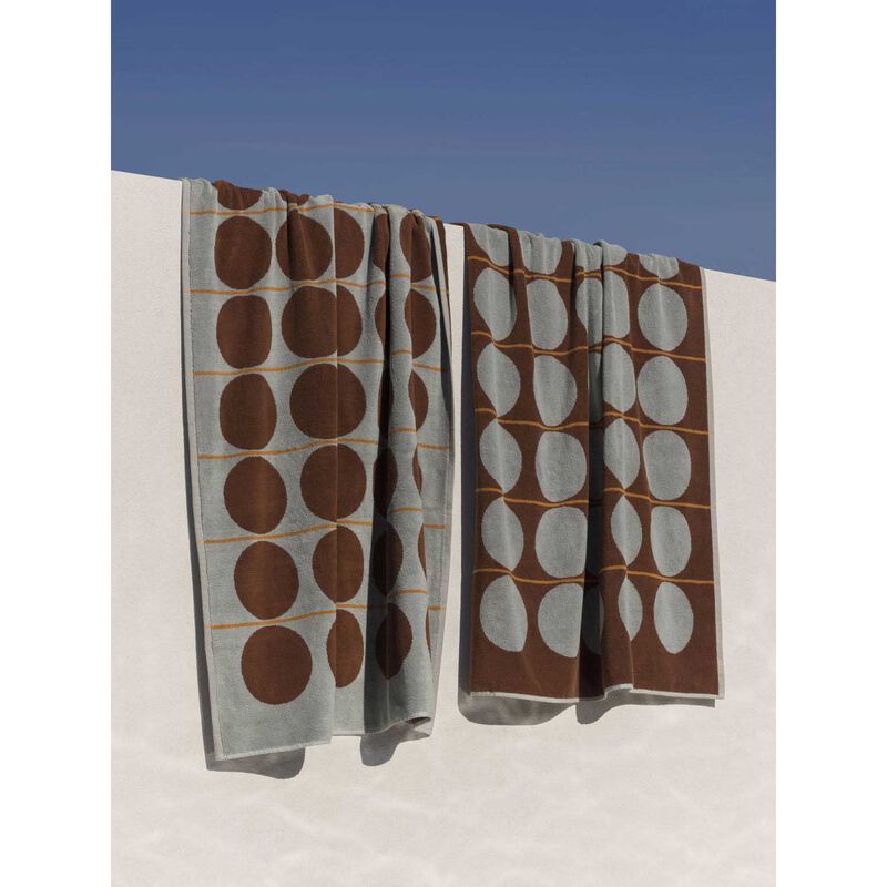 Città Abacus Beach Towel Mist/Paprika 100x180cm image number 1