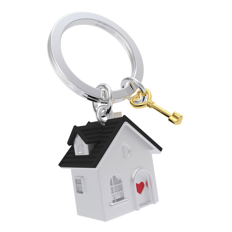 Metalmorphose House Keychain image number 0