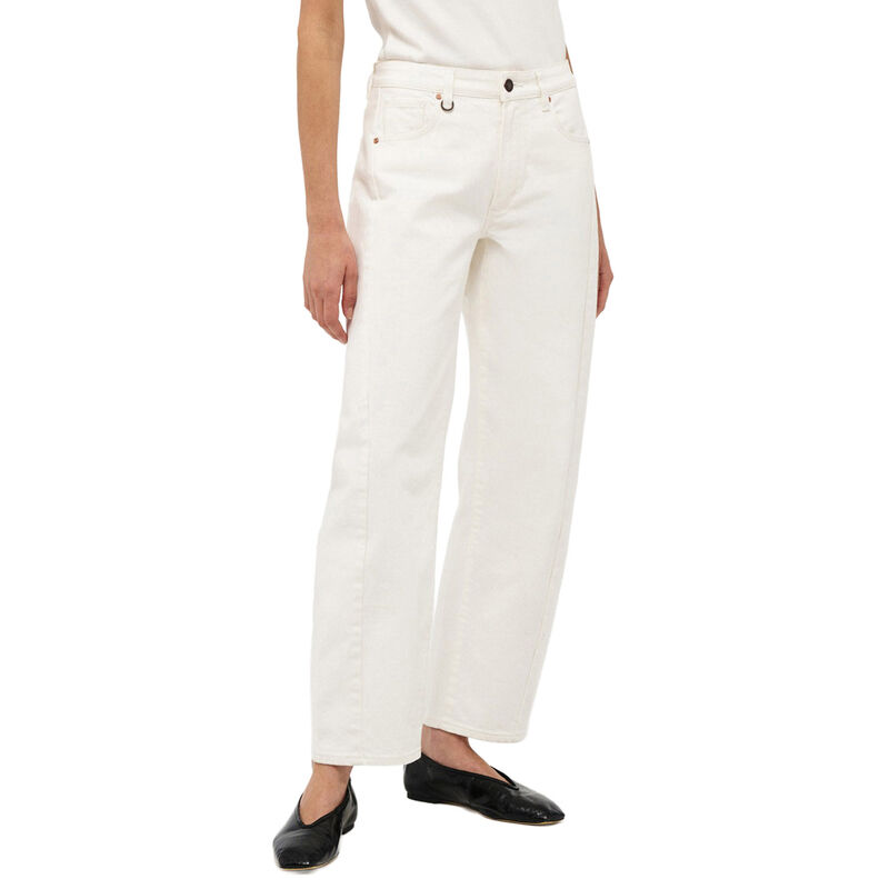 Neuw Amber Barrel Fresh White Jeans image number 0