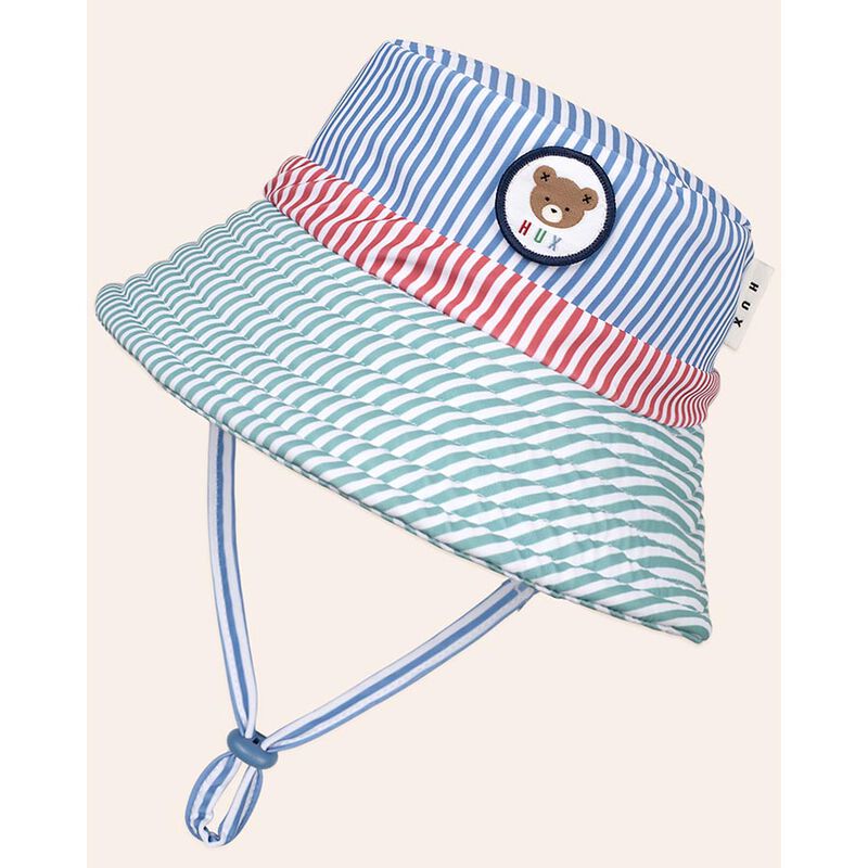 Huxbaby Spliced Stripe Swim Hat image number 2