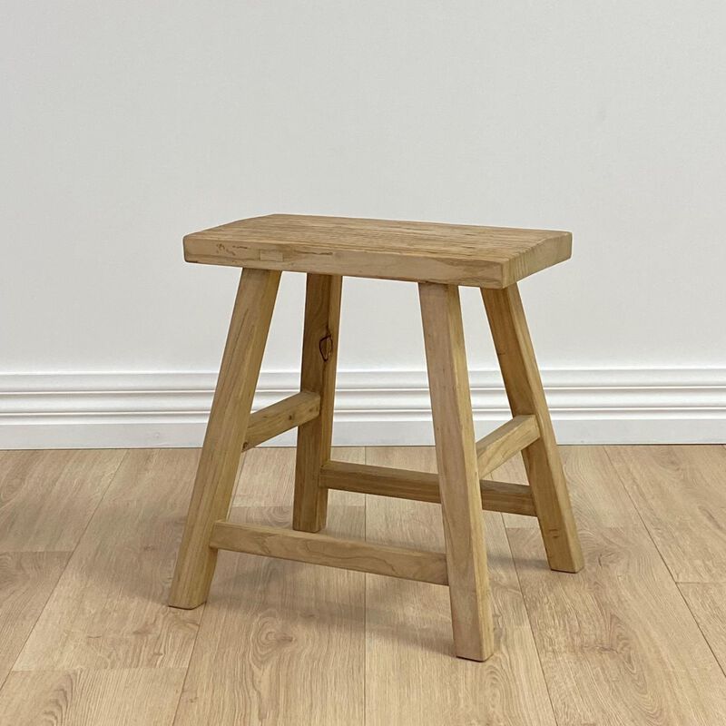 Capulet Heritage Elm Rectangle Stool image number 1