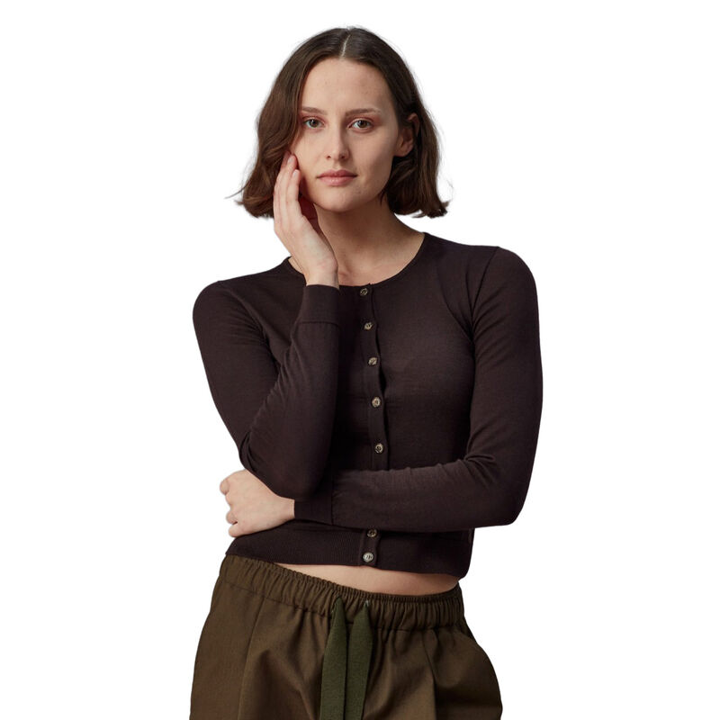 Standard Issue Merino Crop Crew Cardi image number 0