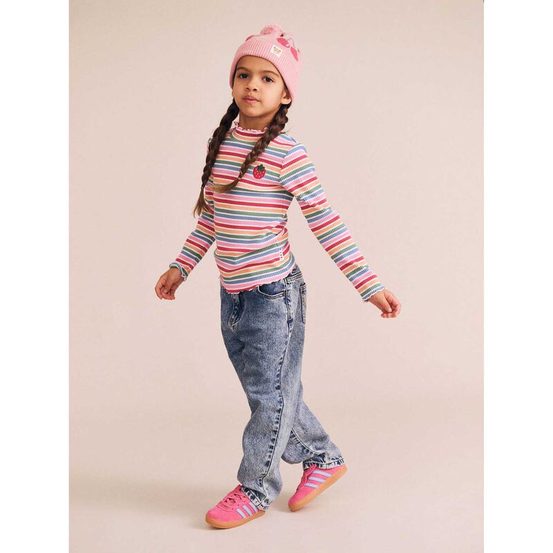 Huxbaby Tutti Frutti Stripe Rib Skivvy 3-4Y image number 3