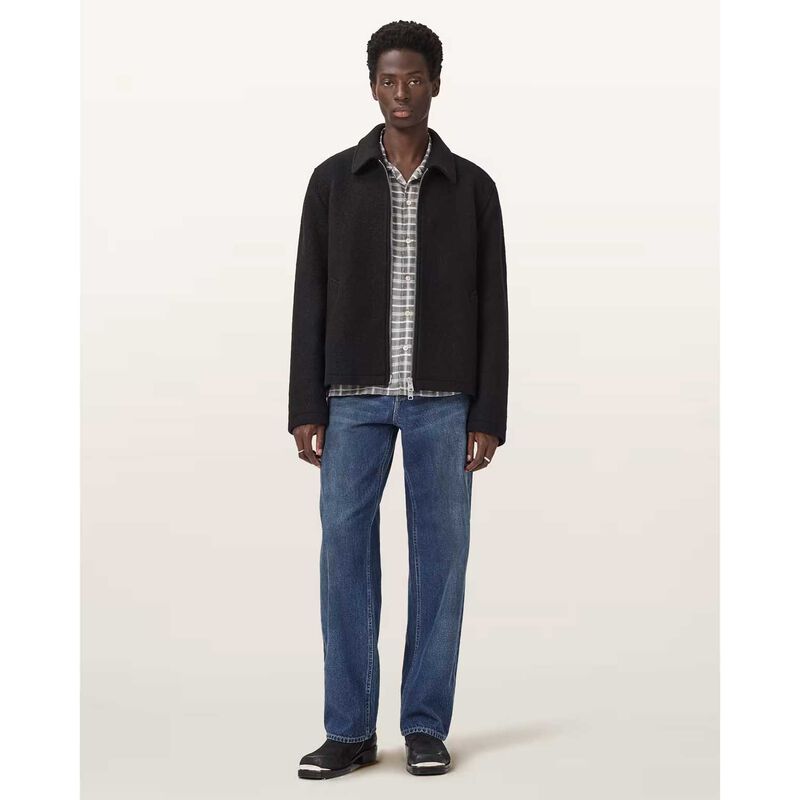 AllSaints Celeste Cropped Wool Jacket image number 3