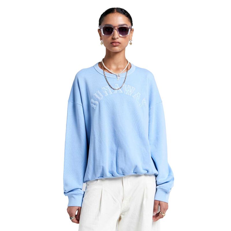 Karen Walker Runaway College Organic Cotton Crewneck Sweatshirt image number 0