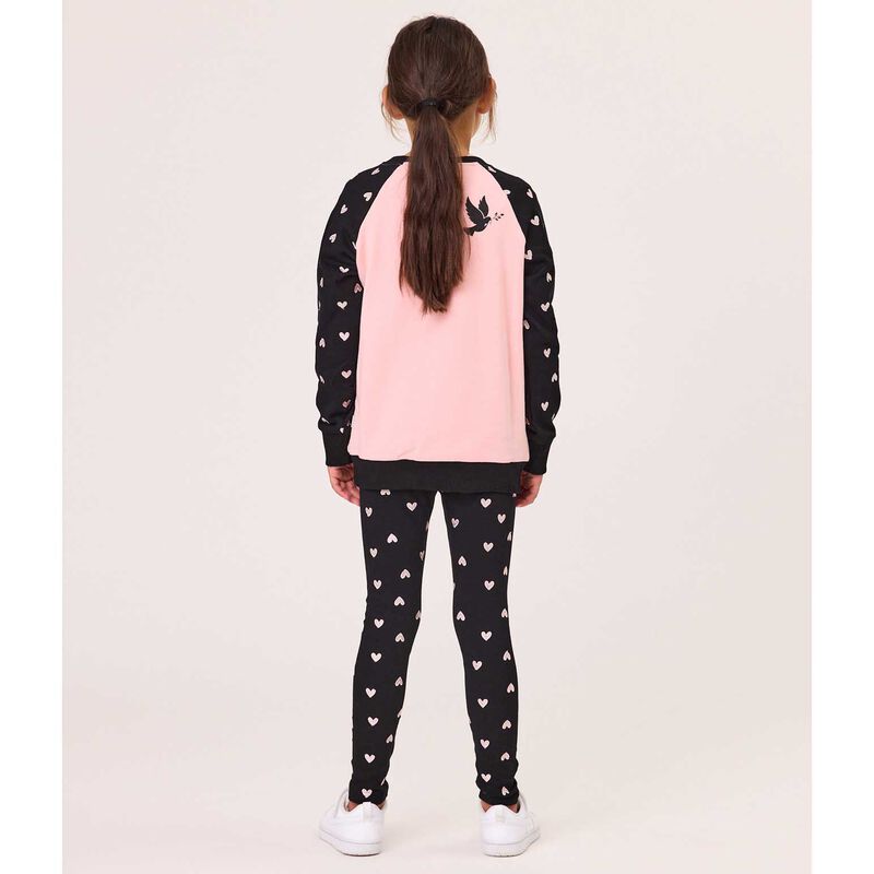 Kissed By Radicool Love Cat Raglan Crew image number 2