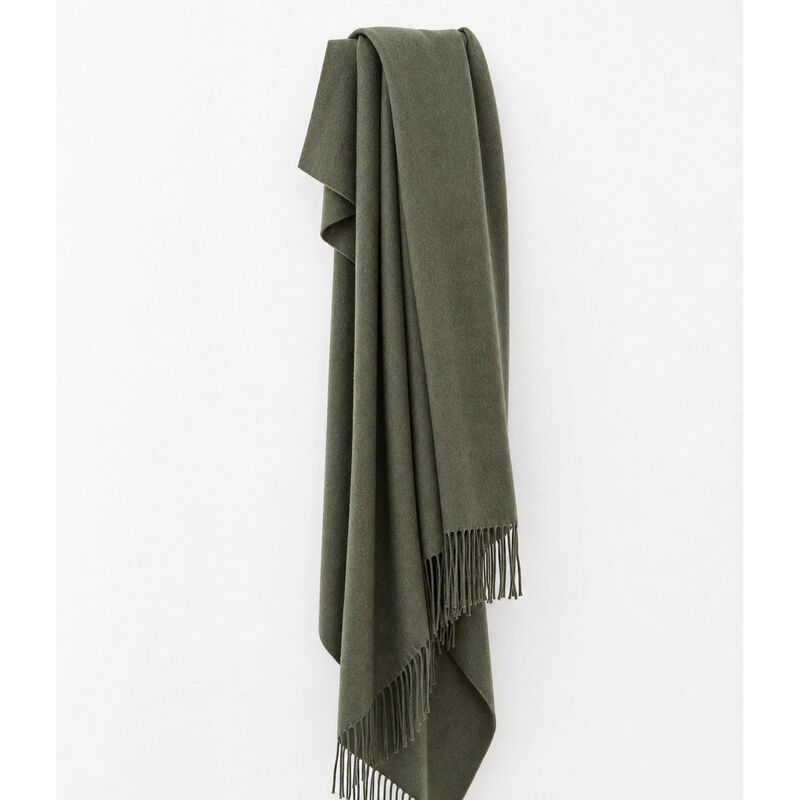 MM Linen Sage Lodge Lambswool Throw 130x200 image number 2