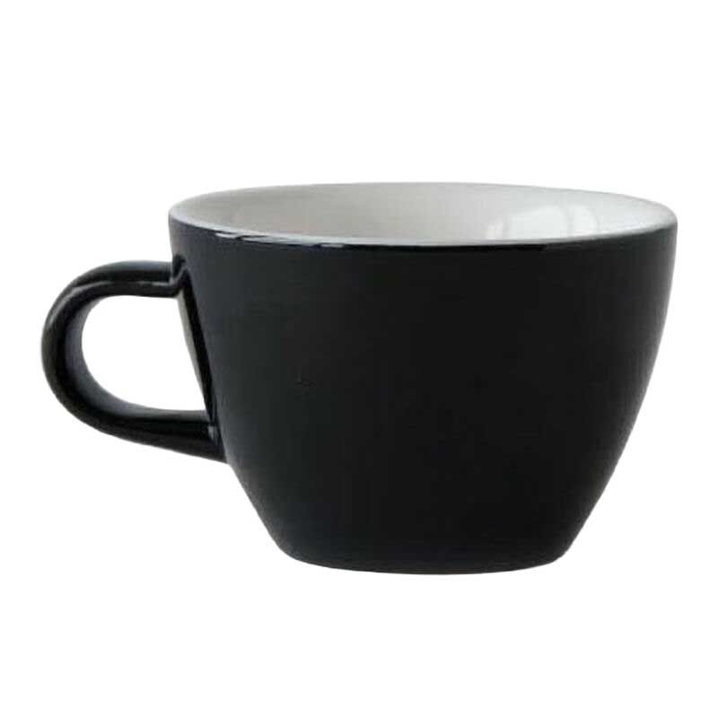 Acme Classic Range Flat White Cup Penguin Black 150ml image number 0